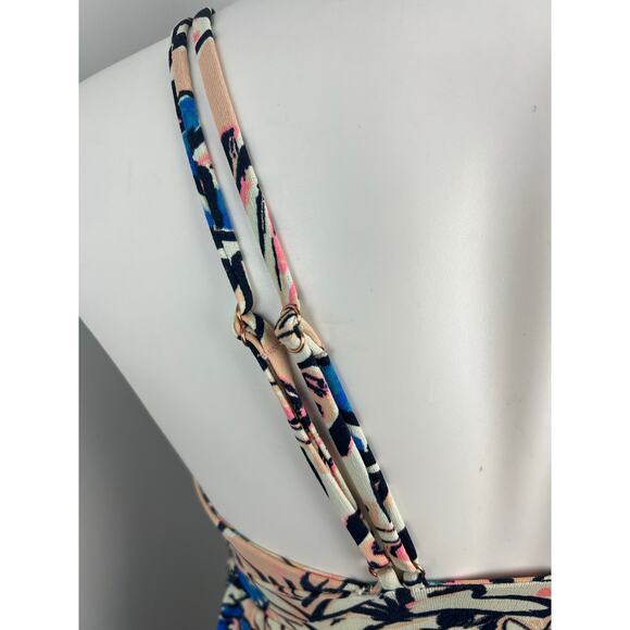 Maaji Swim Cover Up in Blue Crush Flowers Pattern Girls 14 - Picture 4 of 7